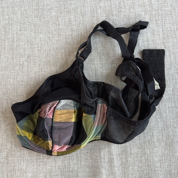 Huit Mesh satin underwire Unlined Bra size 34D - Picture 8 of 8